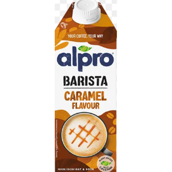 Напій Alpro Barista вівсяний зі смаком карамелі 0.75мл Напій Alpro Barista вівсяний зі смаком карамелі 0.75мл