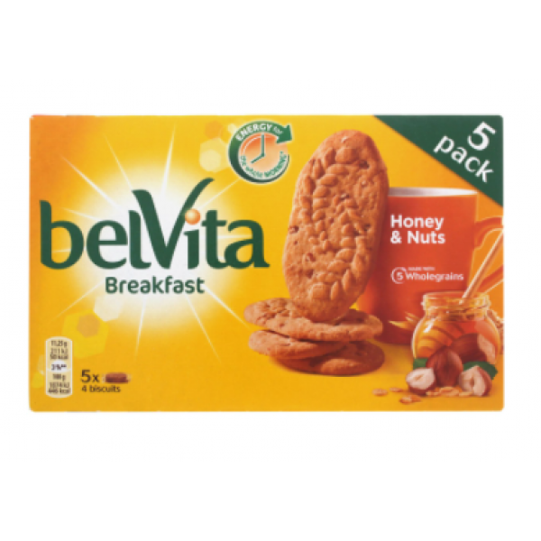 Печиво Belvita з медом та горіхами 225г Печиво Belvita з медом та горіхами 225г