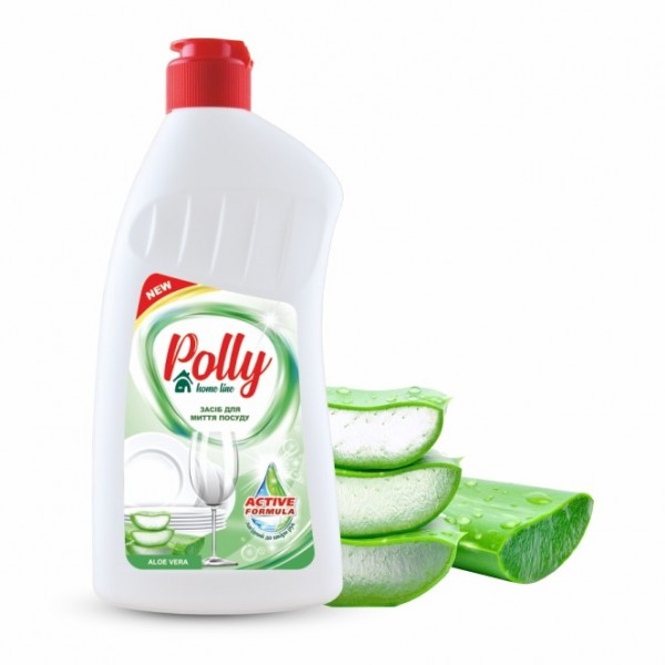 Засіб для миття посуду Polly алоє 500г Засіб для миття посуду Polly алоє 500г